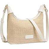 BOSTANTEN Straw Crossbody Bags for Women Raffia Clutch Shoulder Purse Handbags for Beach, Vacation, Daily Use