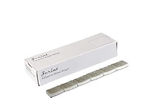 ZERINT 1oz 108pcs Grey Adhesive Stick-on Wheel Weights, Design for Cars/Trucks/SUVs(ww-100rgb)