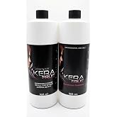 Kera Fruit Chocolate Keratin Treatment Kit 16oz (500ml) - Professional Brazilian Blowout System with Cocoa- Intense Straightening &amp; Deep Hydration for Dry, Frizzy Hair -2 Steps (Shampoo + Treatment)