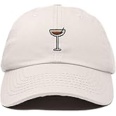 DALIX Coffee Martini Embroidered Cap Cotton Baseball Cute Cool Dad Hat Womens