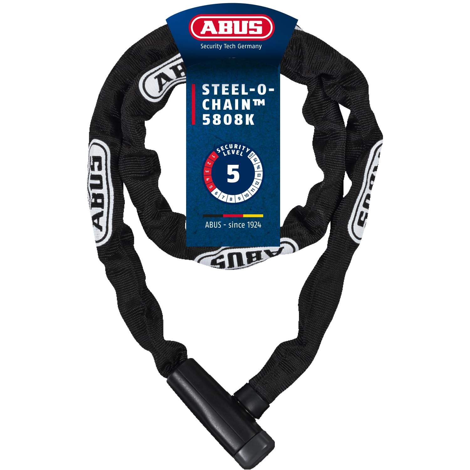 ABUS Steel-O-Chain 5805K chain lock - Steel bicycle lock - security level 5