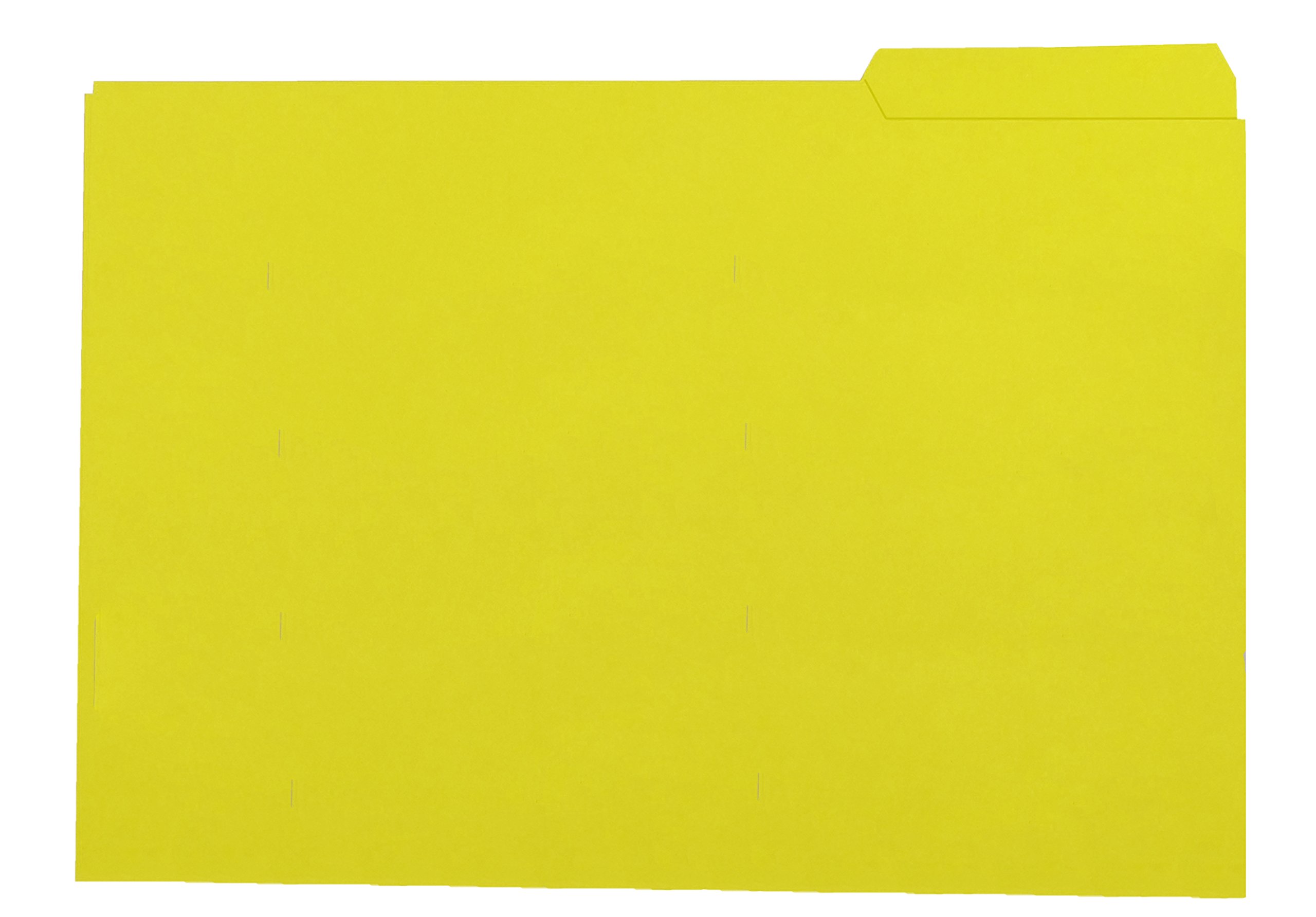 Elba Gio 400040699 Pack of 50 Document Folders with Right Tab Yellow