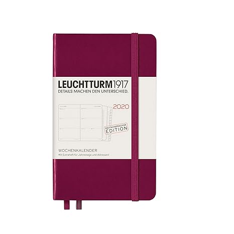Leuchtturm1917 - Agenda 2020, tapa dura, A6, 12 meses ...