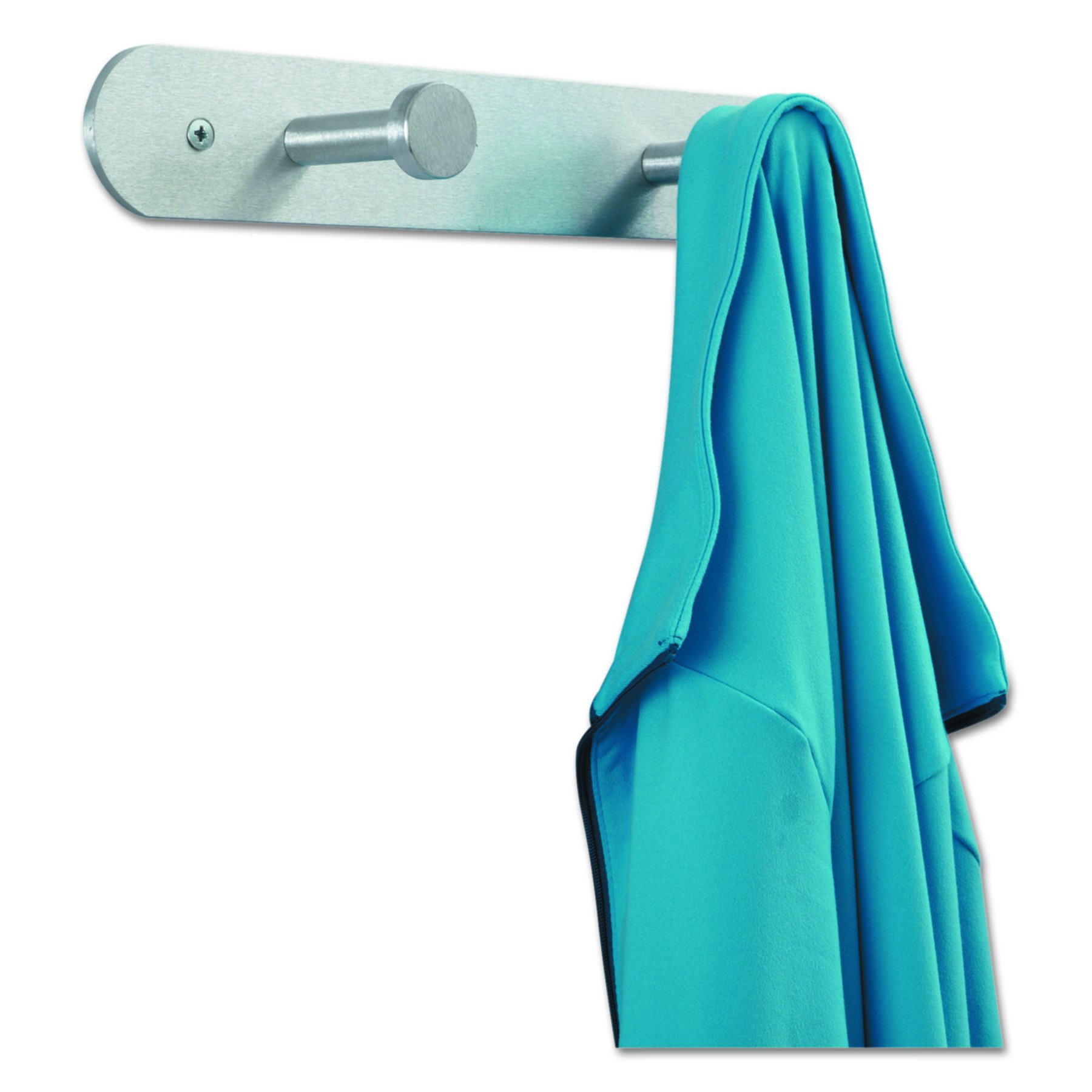 Safco Nail Head Coat Rack with 2 Hooks