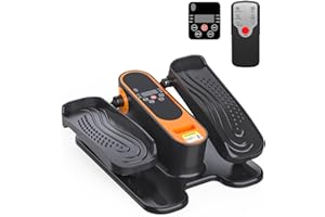 YOLID 2025 New Under Desk Elliptical Machine,Portable Seated Pedal Exercise Machine for Seniors, 12 Adjustable Speed Elipse Leg Exerciser with Remote Control,Quiet Foot Exercise Machine for Home Office