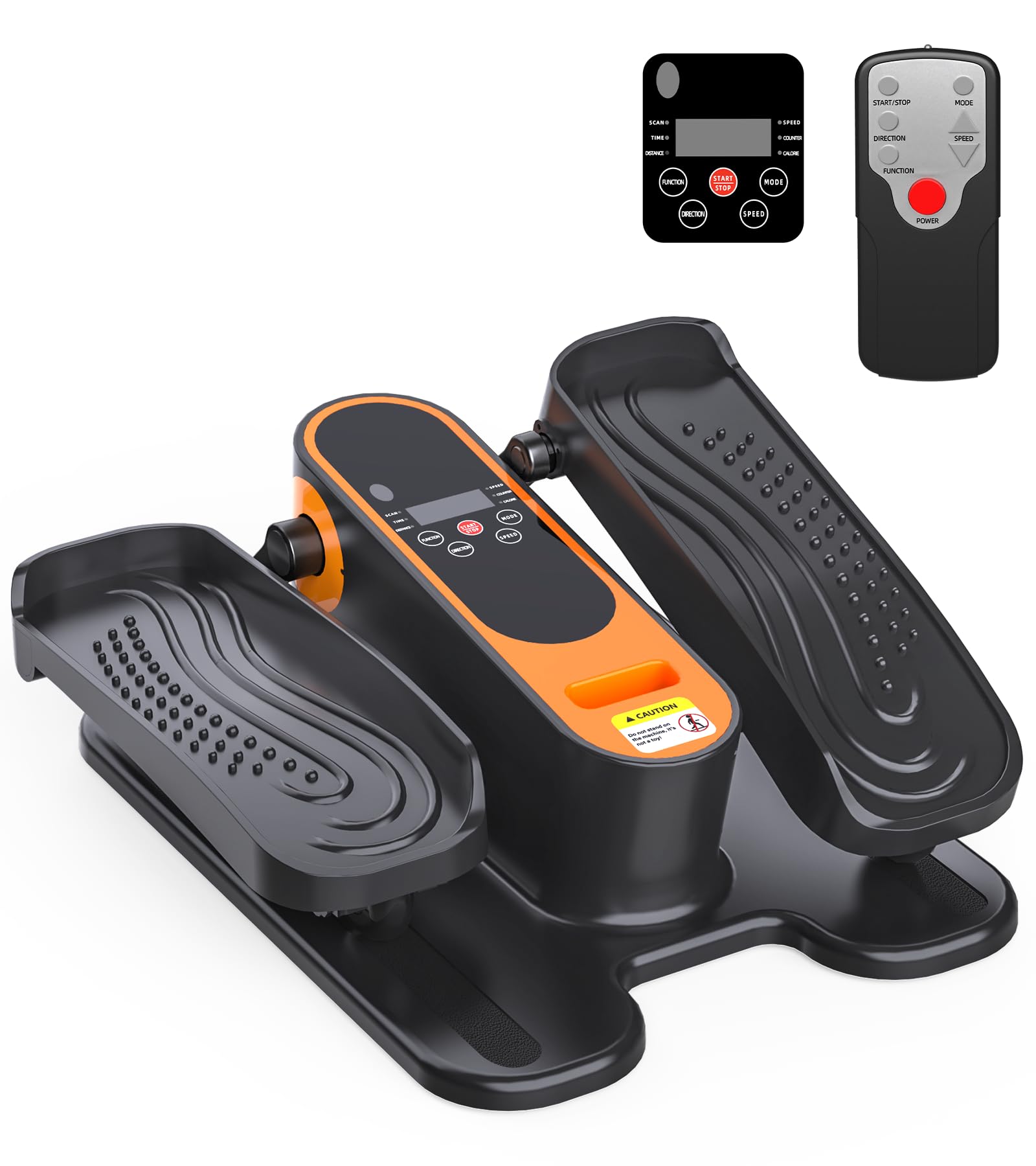 Photo 1 of 2025 New Under Desk Elliptical Machine,Portable Seated Pedal Exercise Machine for Seniors,Mini Leg Exerciser with 12 Adjustable Speeds&Remote Control,Quiet&Compact for Home Office (Orange)