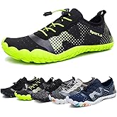 Water Shoes for Men Barefoot Quick-Dry Aqua Sock Outdoor Athletic Sport Shoes for Kayaking, Boating, Hiking, Surfing, Walking