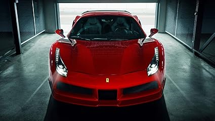 Amazoncom Novitec N Largo Ferrari 488 Gtb Car Poster Print