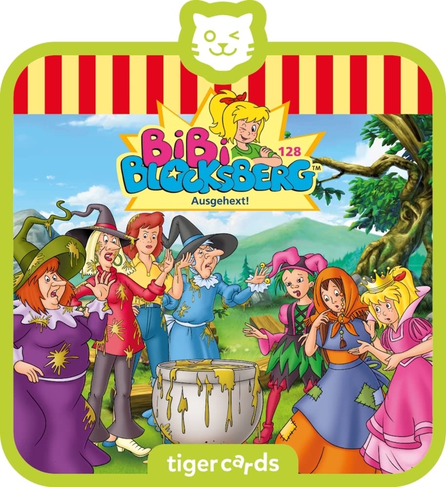 tigermedia tigercard Bibi Blocksberg Episode 128 Aushext Mädchen Geschichten tigerbox Audio Player Radio Play Cassette CD Audio Book Children's Music