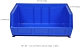 Rhino Tuff Bin 60 Plastic Storage Parts Bins - Pack of 5 - Large Stacking view 3