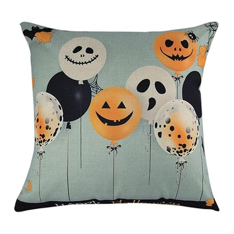 Ocamo 45cmx45cm Fashion Unique Halloween Printing Pillows Covers