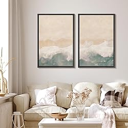 MUDECOR Framed Canvas Print Wall Art Set Soft