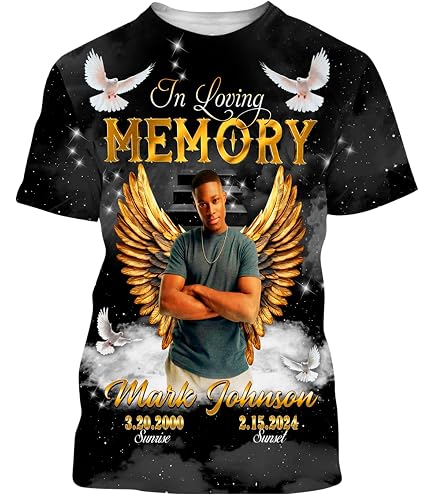 Amazon.com: in Loving Memory Personalized Memorial Shirts, Custom