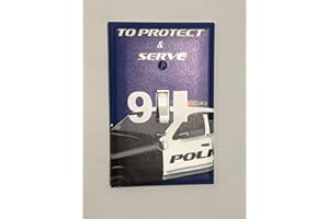 CREATE-A-MURAL Boys Room Light Switch Cover Plate Kids Decorative Nursery Teen Toddler Room Decor Bedroom Bathroom Playroom (Police 911)