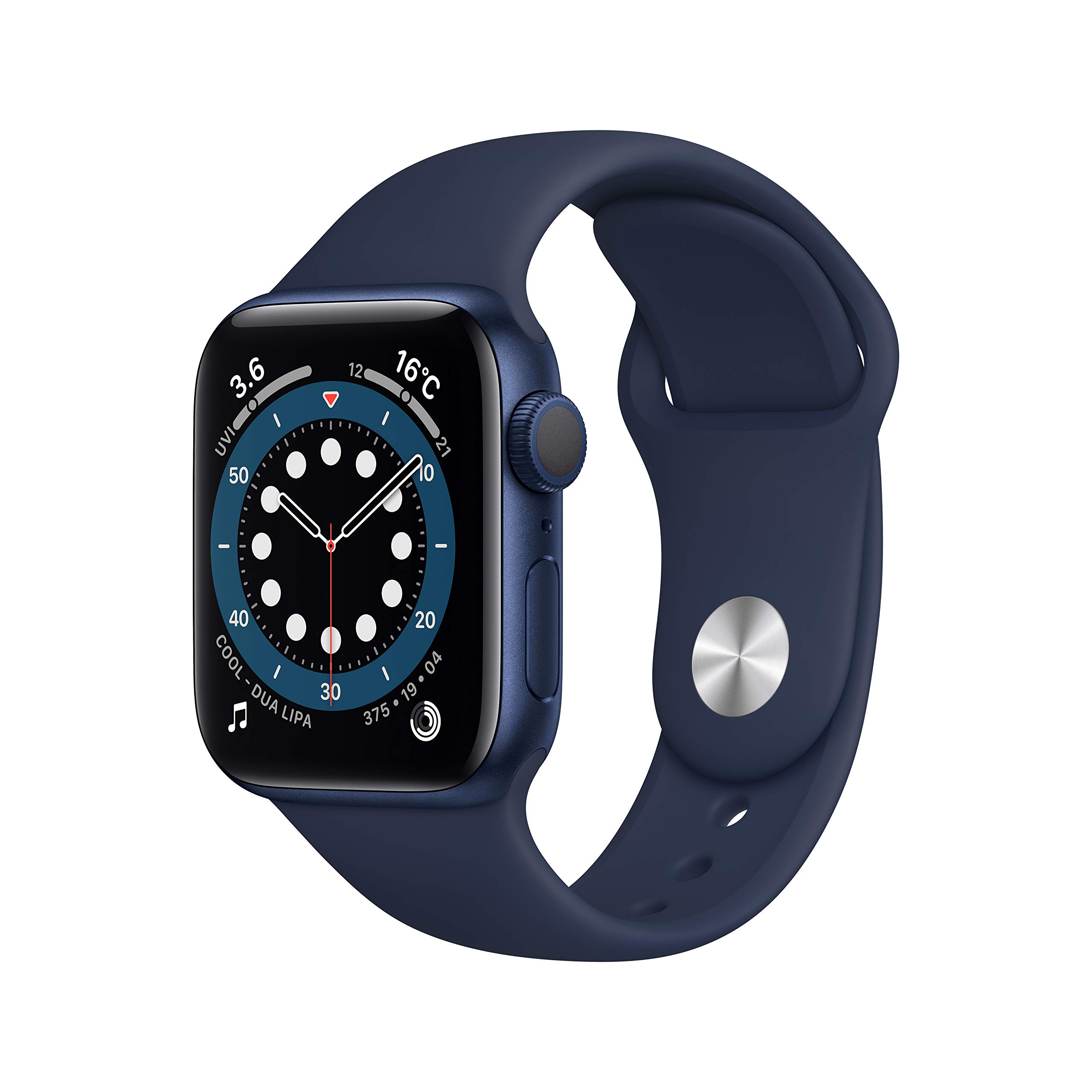 Apple  Apple Watch Series 6 40mm ブルーアルミニウムケース ディープネイビースポーツバンド アップルの商品画像