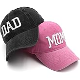 Mom and Dad Hats New Dad Mon Parents Gifts for Couples Fathers Day Embroidered Baseball Caps