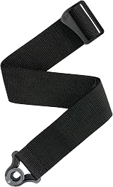 D'Addario Auto Lock Polypro Guitar Strap Black 2 Inch 35-55in