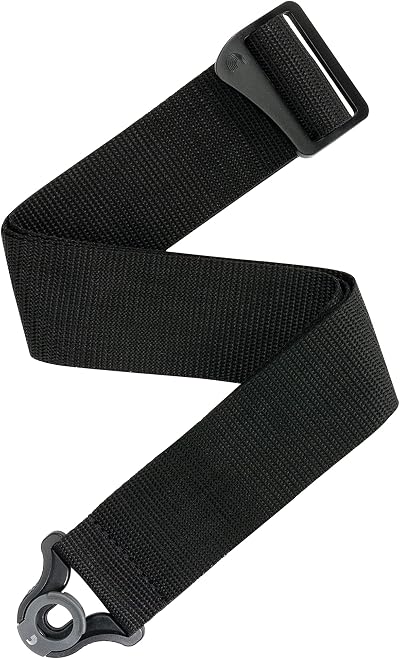 D'Addario Auto Lock Polypro Guitar Strap Black 2 Inch 35-55in