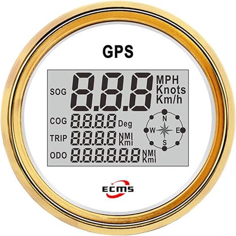 Amazon Co Jp ユニバーサル 12v 24v オートゲージ Gpsスピードメーター デジタル Sog Cog Odo Tripメーター オートバイ車トラックボートヨット用 車のトラックのボートのための 車 バイク