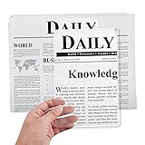 Molain 3X Oversized Magnifier, 5 Pcs Full Page