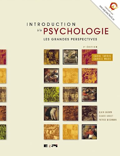 Download Intro à la psychologie 2e Ed - les grandes perspectives PDF