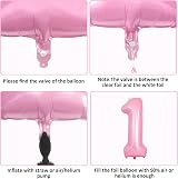 Balloon Dance Pink 1 Balloon 40 Inch Foil Birthday Balloon Girls 1st view 7