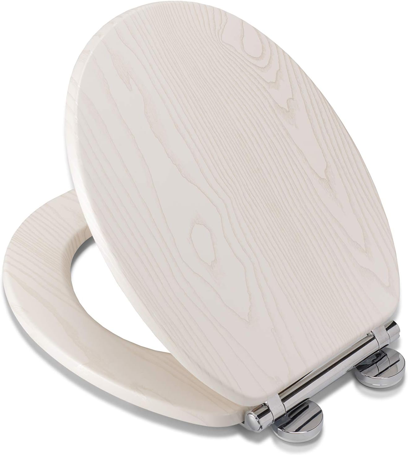 Croydex FlexiFix Toilet Seat, Oak Effect/Grey Oak/White, Universal Fitting eBay