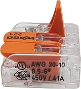 WAGO 221-613 3-Wire Connection Terminals with Lever 0.5-6 mm² Pack of 10 view 4