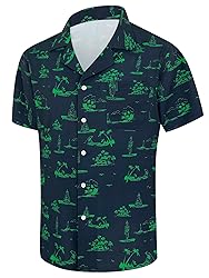 Men's Short Sleeve Hawaiian Shirt Quick Dry Loose