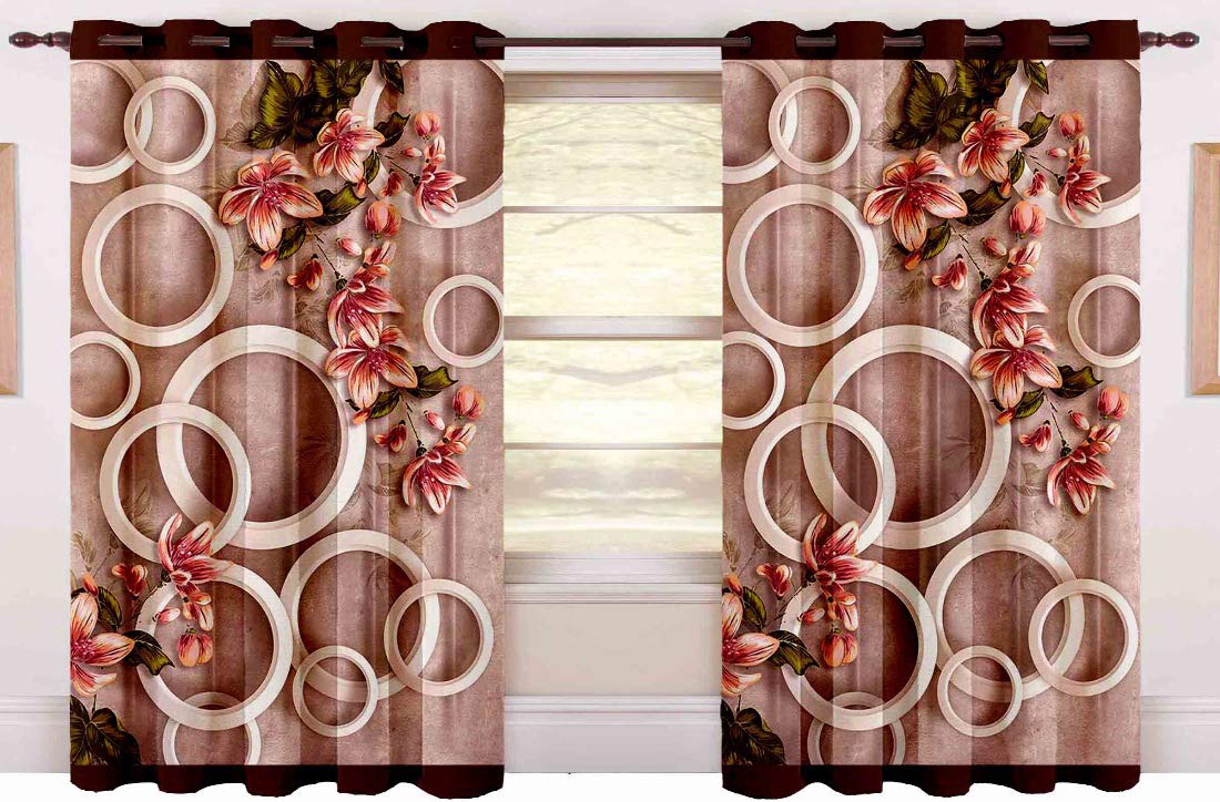 Buy Gulatiprint Polyester Digital Printed Long Crush 8 Ft Door