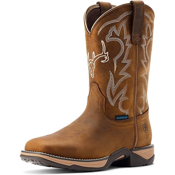 Amazon.com | Old West Tan Canyon Womens All Leather 12in