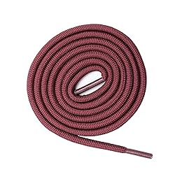 LHXVQZW 55" Wine Red Shoelaces Solid Color Round