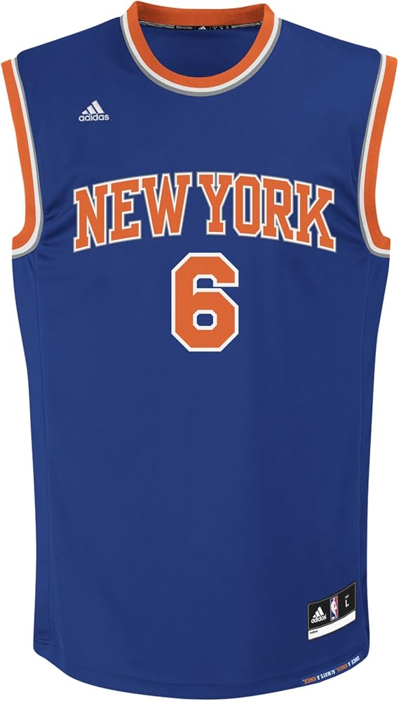 Amazon.com : NBA New York Knicks Kristaps Porzingis #6 Men's Replica ...