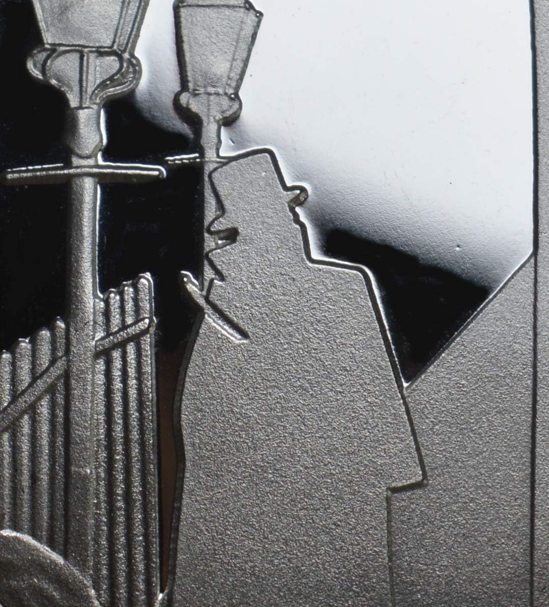 The Commemorative Coin Company JACK THE RIPPER .999 Silver & 24ct Gold 'Dual Metal' Commemorative in Capsule. Whitechapel - Image 4