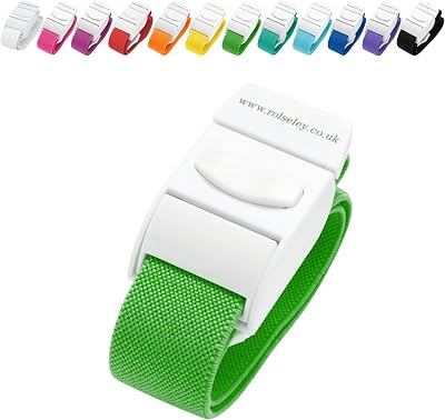 ROLSELEY Quality Medical Tourniquet Quick Release Latex Free Polyester Green