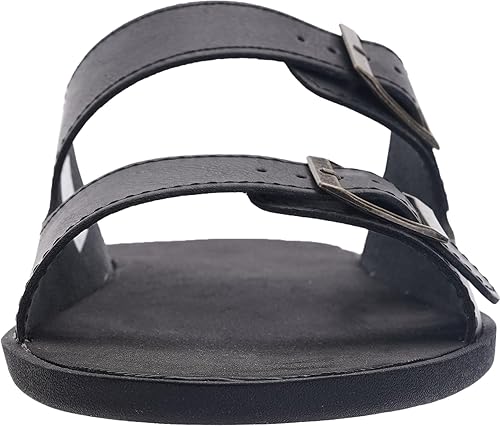 WHITIN Men's Flat Slides Zero Drop Barefoot Minimalist Sandals