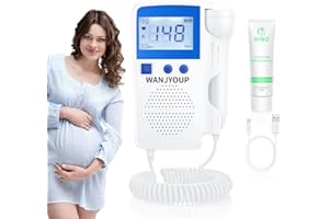 WANJYOUP Bags for Baby Monitor Heartbeat Pregnancy Accessories Portable Doppler Fetal Heart Rate Monitor Bag for New Moms Easy to Use for Home Use WANJYOUP
