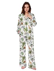 SHESHOW Pajamas for Women Set Long Sleeve Button