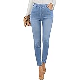 GRAPENT Skinny Jeans for Women High Waisted Trendy Pull On Elastic Waist Slim Jeggings Stretch Denim Pants Trouser Jeans