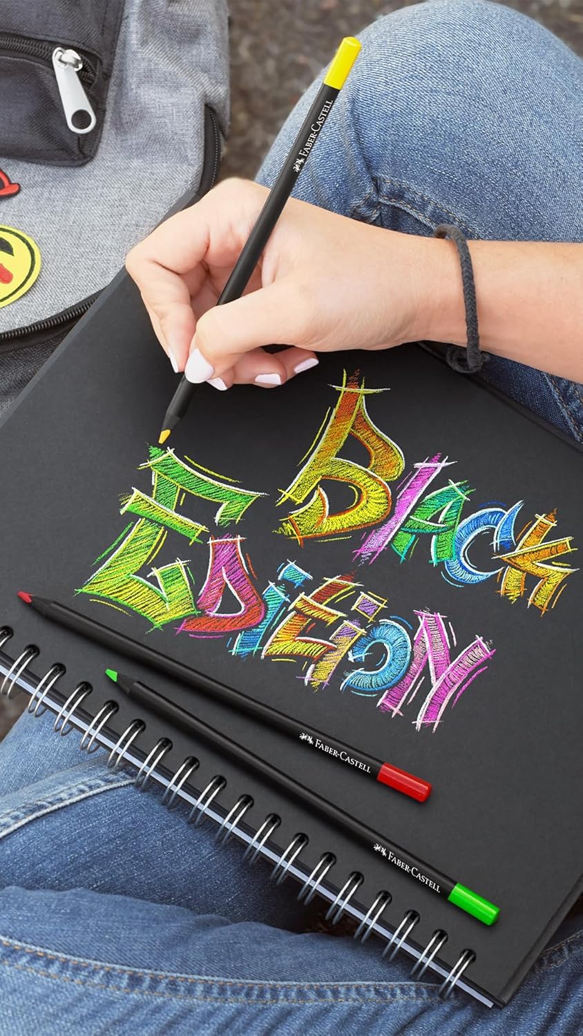 Faber-Castell - Buntstifte Set Black Edition 24-teilig im Kartonetui 7
