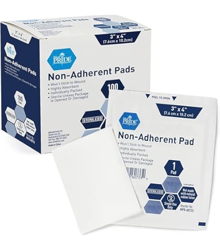 Amazon.com: Telfa Non-Adherent Dressing, 3"x4", Box/100 : Health & Household Amazon.com: Telfa Non-Adherent Dressing, 3"x4", Box/100 : Health & Household