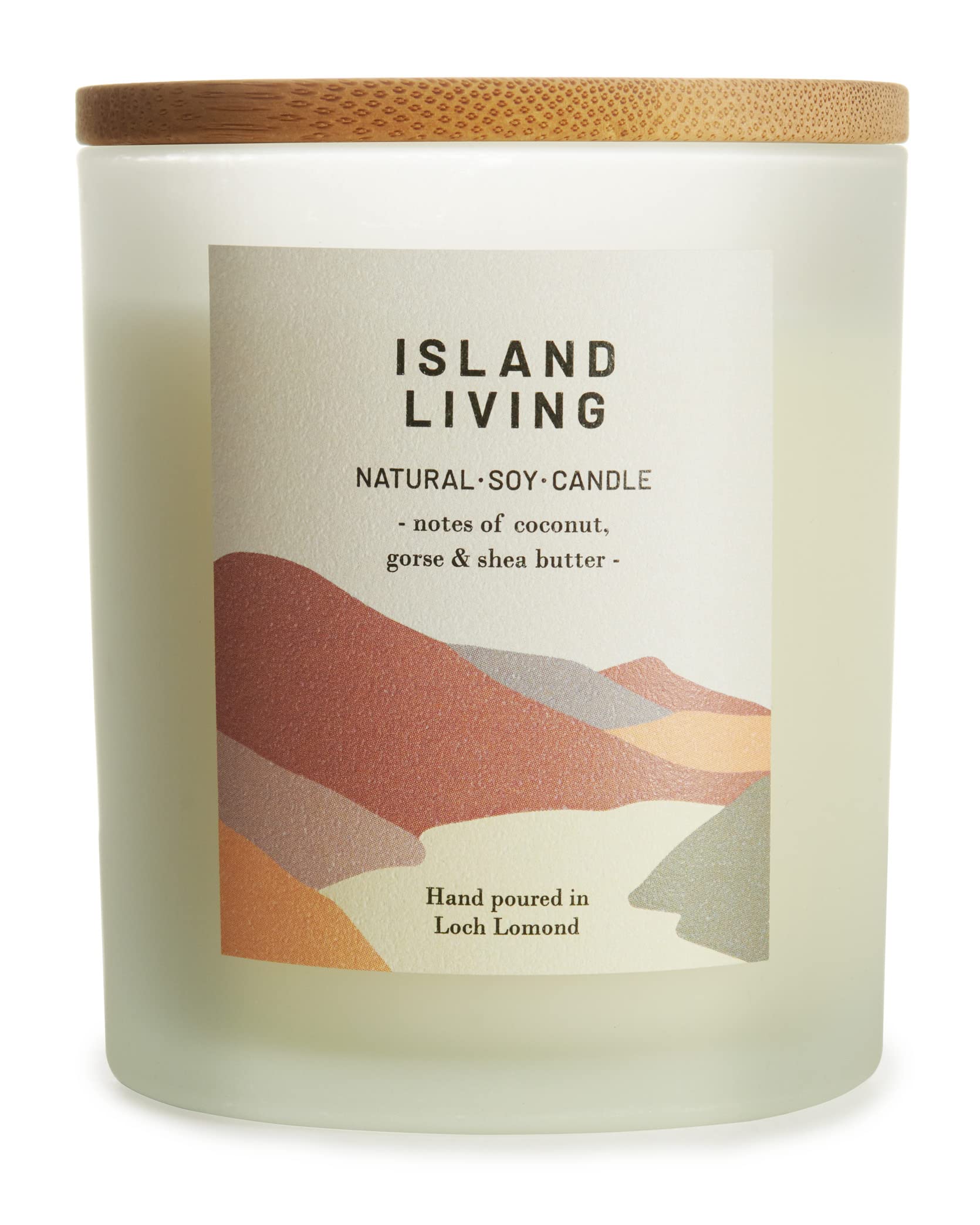 Ocoee House | Luxury Scented Soy Wax Candles. Hand Poured in Loch Lomond, Scotland. Organic & Vegan (+8 Scent Options, x2 Sizes) Island Living, Single Wick - 450g