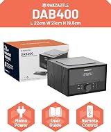 MAJORITY DAB400 Bluetooth DAB+ Radio CD Player 40W Oak/Remote view 7