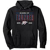 NBA Official Oklahoma City Thunder Half Moon Pullover Hoodie