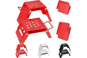 Vaolvpant Adjustable 3-9" Starting Blocks Moto StartingBlock Motorsport Foot Stool Dirt Bike Accessories Providing Strong Support