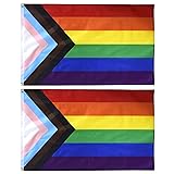 Progress Pride Flag 3x5 Fts-Progress Rainbow