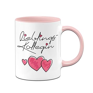 Tasse Mit Spruch Lieblingskollegin Bürotasse Geschenk Kollegin Der Welt Arbeitskollegin Tassen Mit Sprüchen Rosa