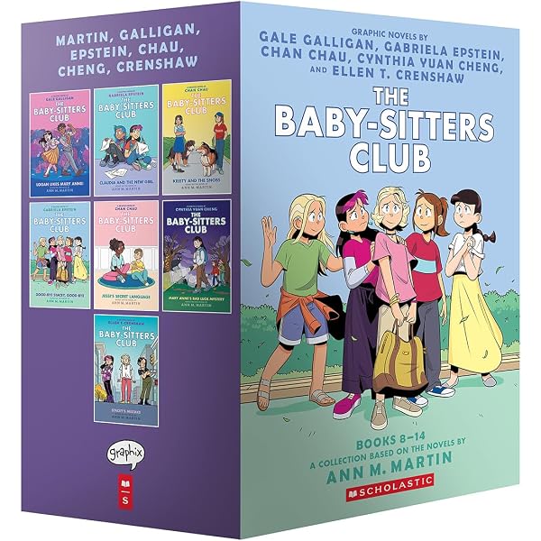 The Baby-sitters Club #1-7 Graphic Novel Box Set: Full-Color