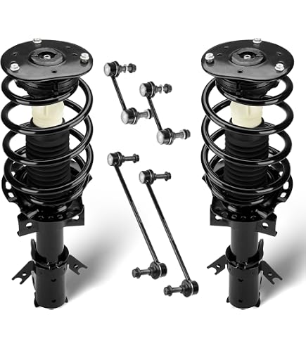 SCITOO Full Suspension Kit - 2 Front Strut Assemblies & 2 Rear Shocks For 2013-2020 Ford Fusion - View #3