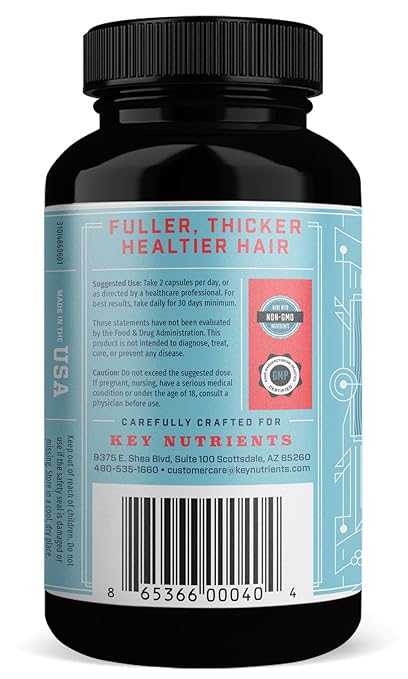 Amazon.com: Clave Nutrientes pelo natural Fórmula de ...